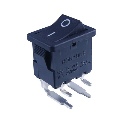 【供應4腳船型開關(guān)、21*15兩檔船型開關(guān),MR6小家電用翹板開關(guān)DPST】價格,廠家,圖片,電工開關(guān),惠州宏利源電器-